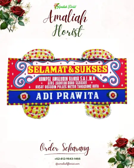 Papan Bunga Ucapan Selamat Kalianget